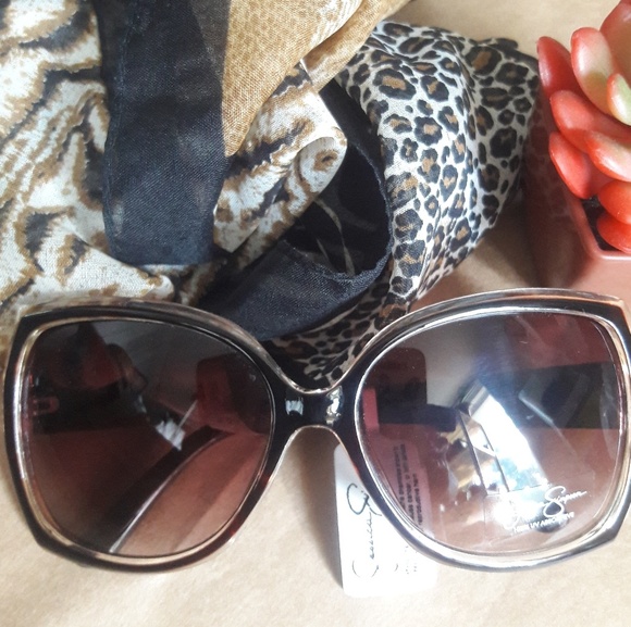 NWT Jessica Simpson Oversized SUNGLASSES ACCESSORY - Picture 8 of 8